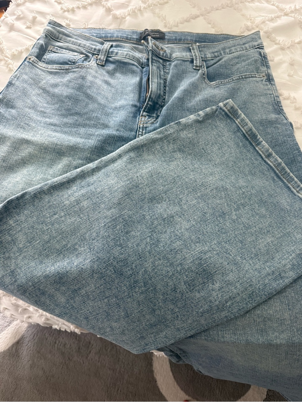 Banana republic wide leg high rise jeans
